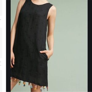 NEW Anthropologie Rachel Antoniff Embroidered Worry Doll Dress 4 small